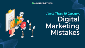 Common Digital Marketing Mistakes
